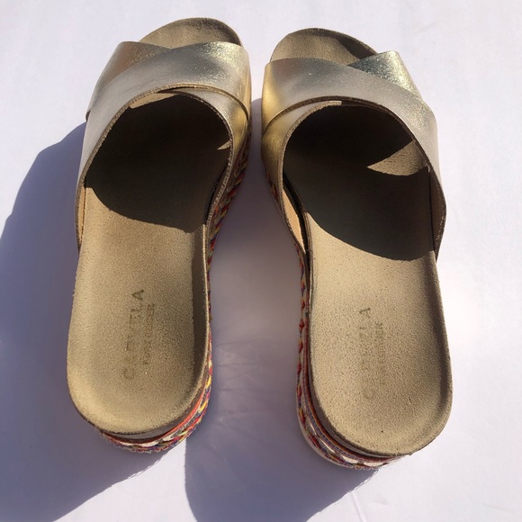 Carvela by Kurt Geiger Kake platform gold sandal - Picture 4 of 13